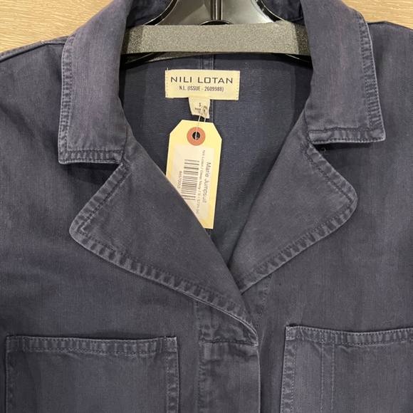 Nili Lotan Marie Jumpsuit Navy (NWT) - Picture 4 of 5